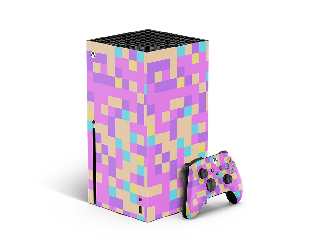 Lilac Bouquet Pixel XBOX DIY Decal