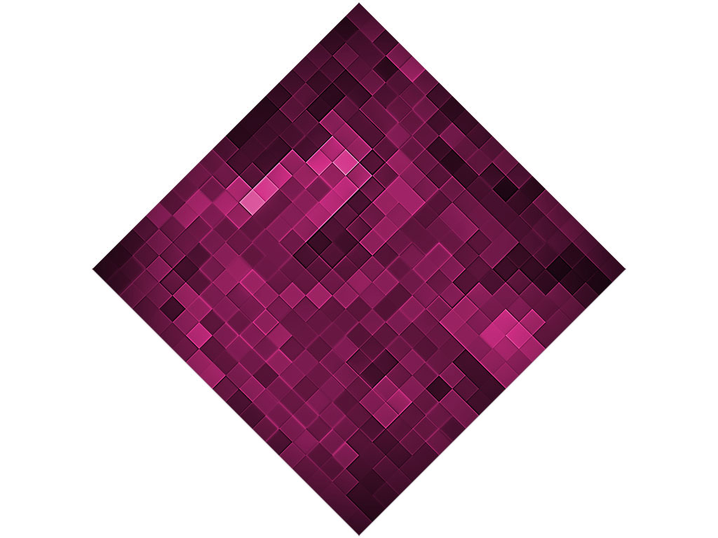 Mulberry Wine Pixel Vinyl Wrap Pattern