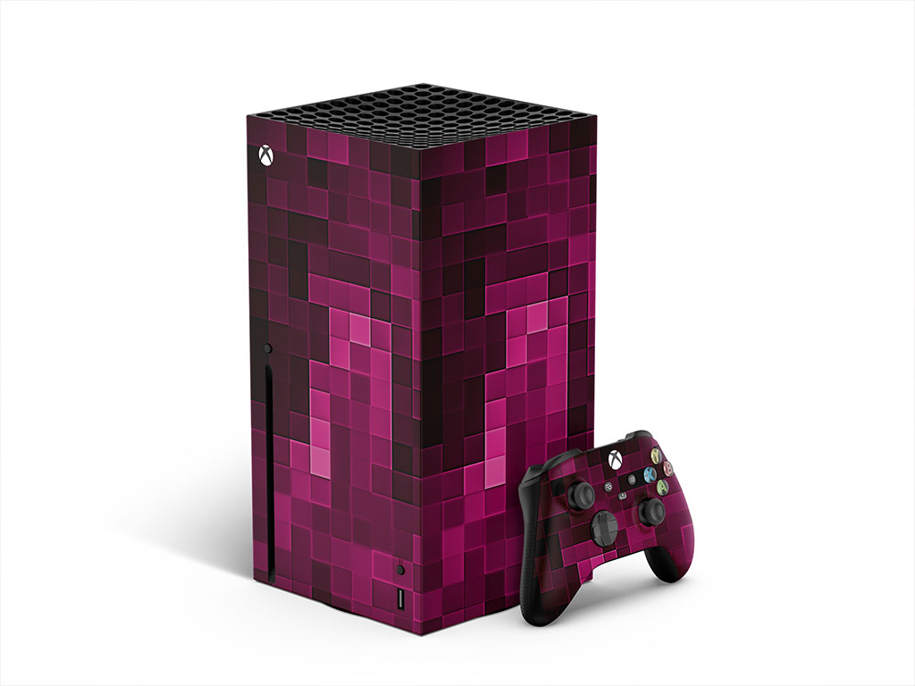 Mulberry Wine Pixel XBOX DIY Decal