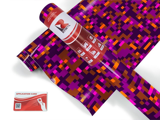 Red Red Wine Pixel Craft Vinyl Roll