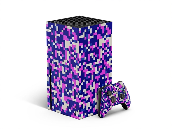 Turning Violet Pixel XBOX DIY Decal