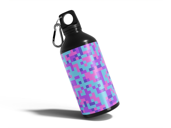 You Mauve Me Pixel Water Bottle DIY Stickers