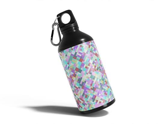 Ladies Who Lunch Pixel Water Bottle DIY Stickers