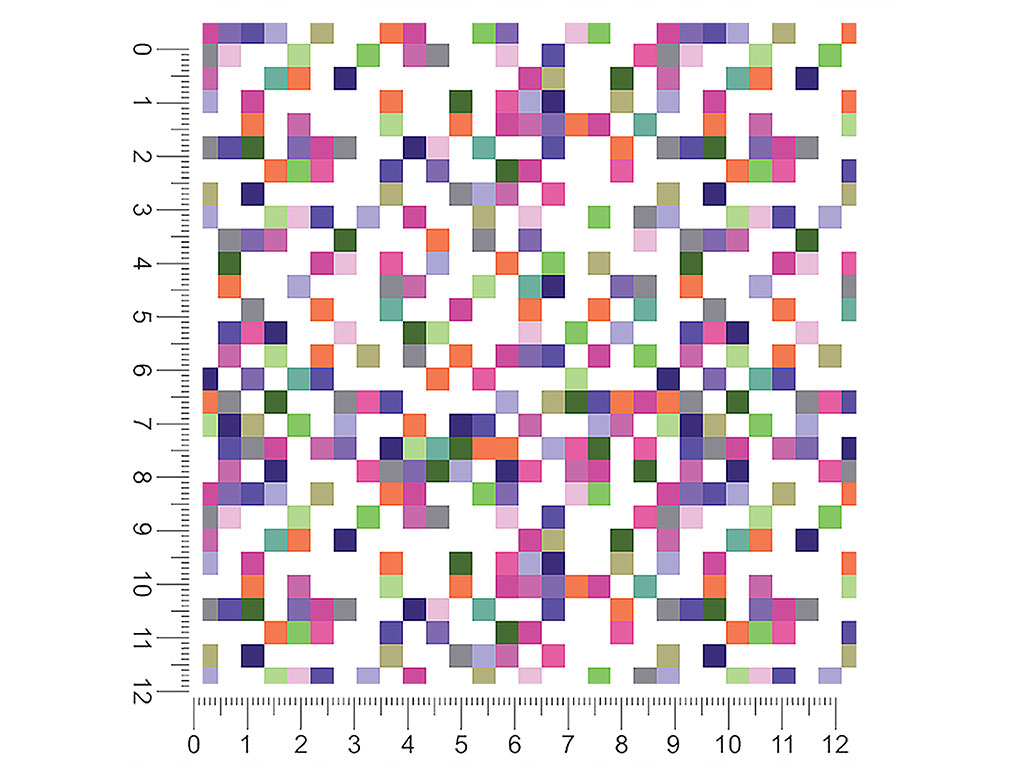 Mix and Match Pixel 1ft x 1ft Craft Sheets