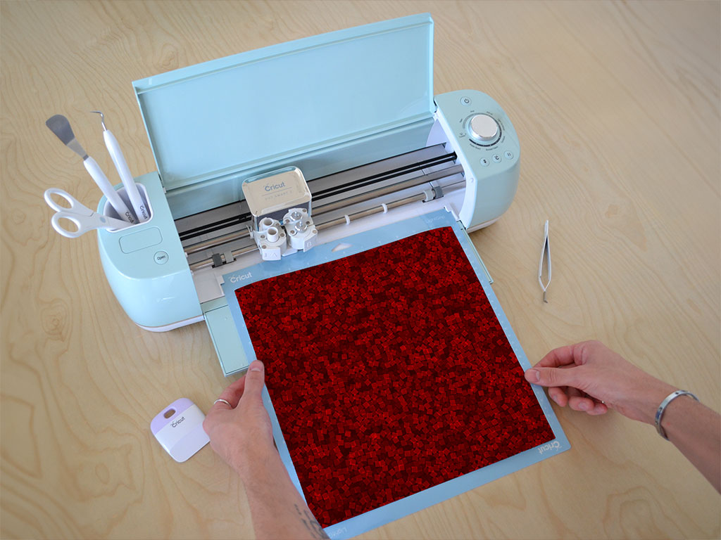 Crimson Lady Pixel Cricut Compatible Vinyl