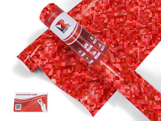 Scarlet Envy Pixel Craft Vinyl Roll