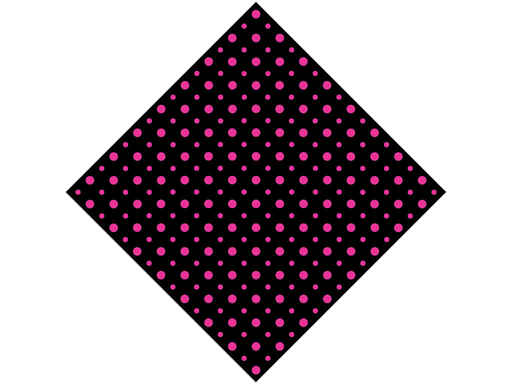 Fierce Fuchsia Polka Dot Vinyl Wrap Pattern