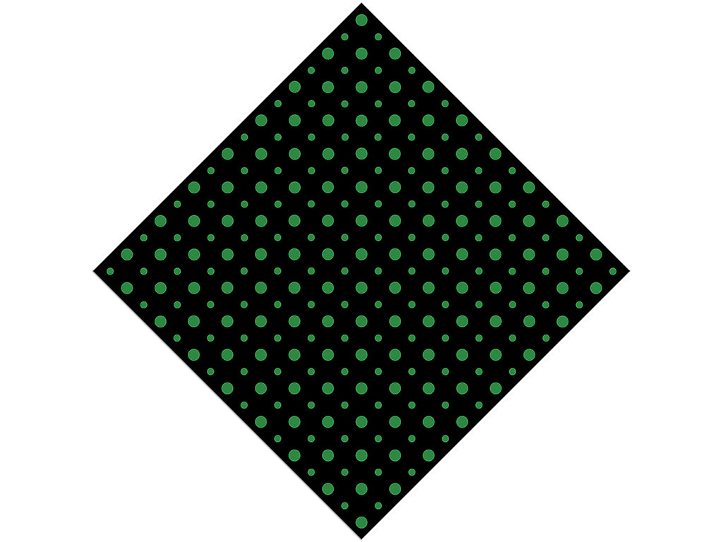 Grass Green Polka Dot Vinyl Wrap Pattern