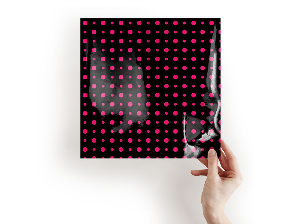 Hot Pink Polka Dot Craft Sheets