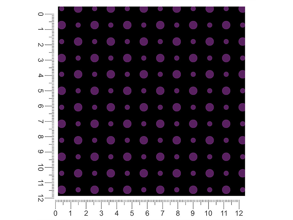 Prime Purple Polka Dot 1ft x 1ft Craft Sheets