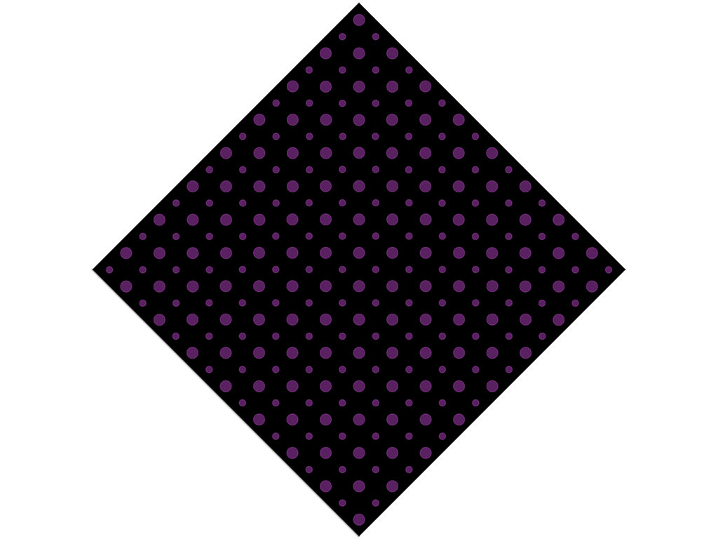 Prime Purple Polka Dot Vinyl Wrap Pattern