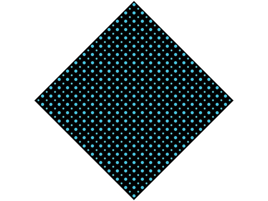 Terrific Teal Polka Dot Vinyl Wrap Pattern