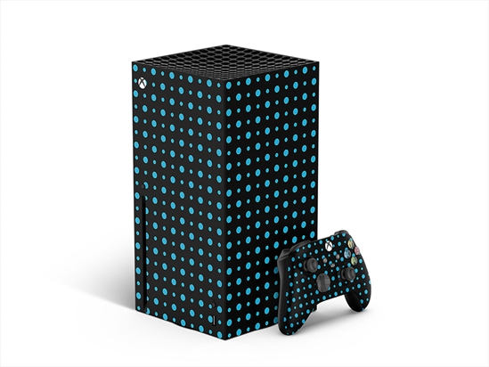 Terrific Teal Polka Dot XBOX DIY Decal