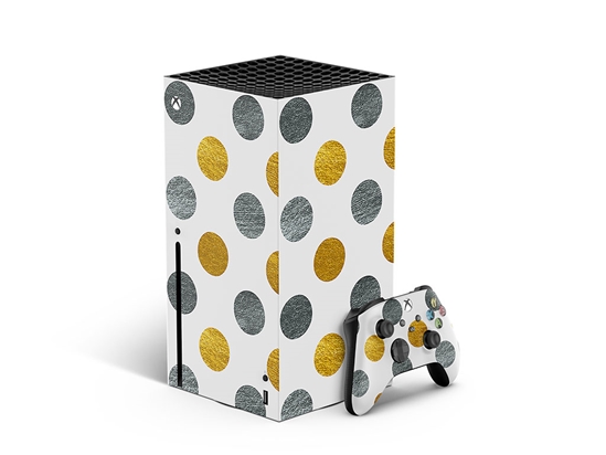 Fade to Gray Polka Dot XBOX DIY Decal