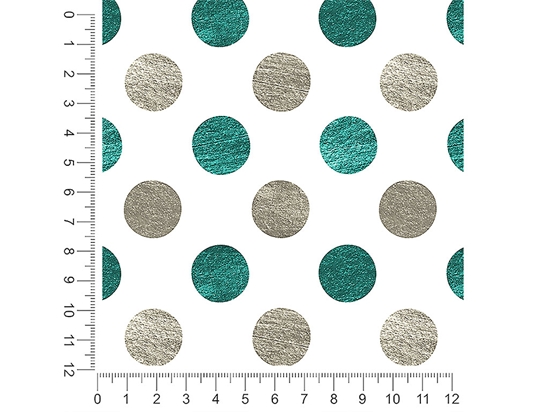 Ocean Bubbles Polka Dot 1ft x 1ft Craft Sheets