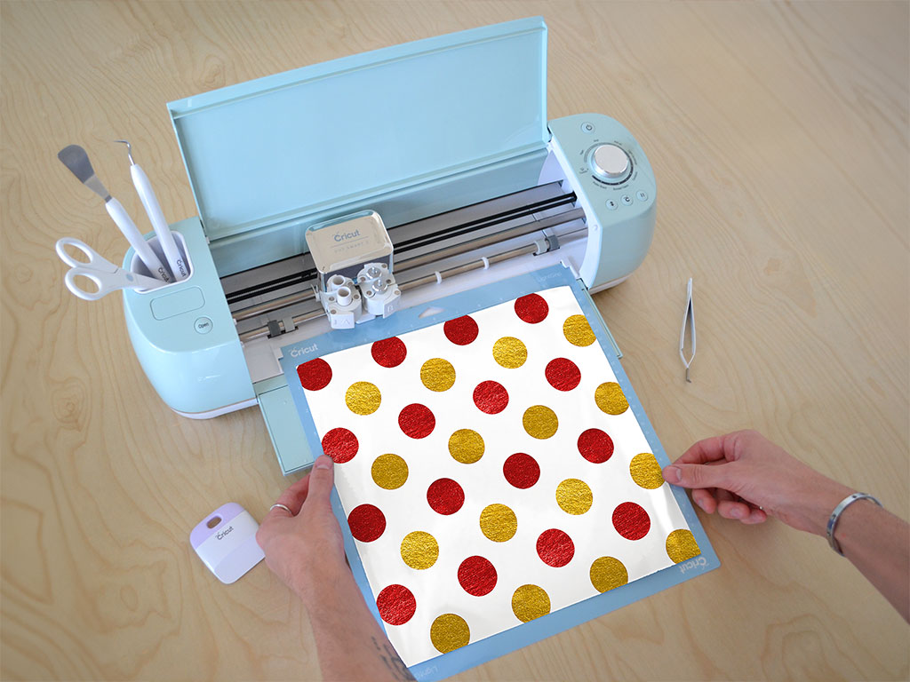 Traffic Lights Polka Dot Cricut Compatible Vinyl