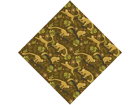 Leaping Lemurs Primate Vinyl Wrap Pattern