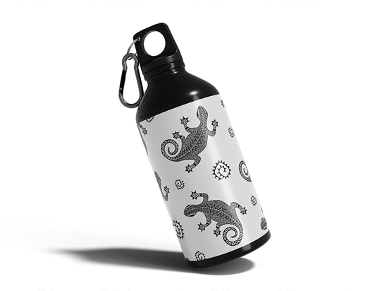 Grecian Geckos Animal Water Bottle DIY Stickers