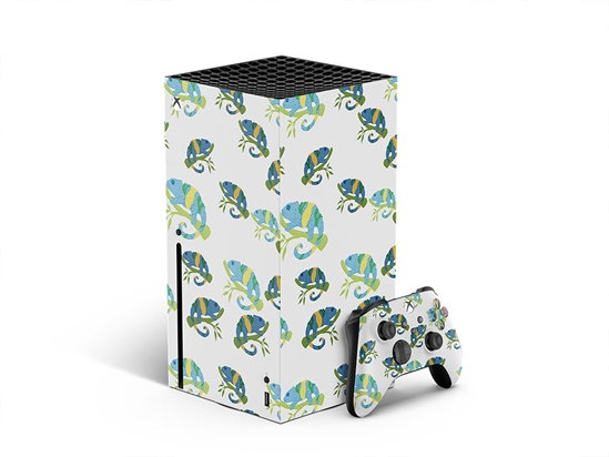 Navy Chameleons Animal XBOX DIY Decal