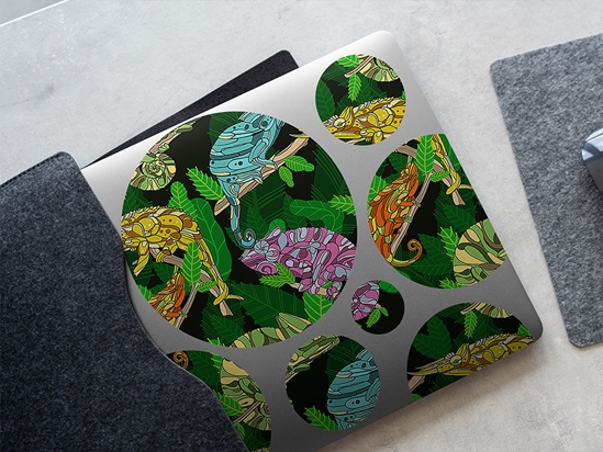 Psychedelic Chameleons Animal DIY Laptop Stickers