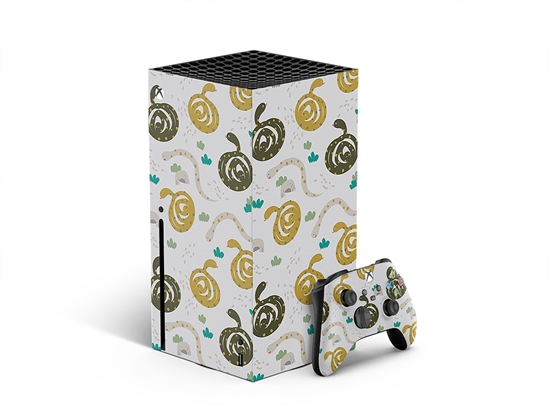 Smiling Serpents Animal XBOX DIY Decal