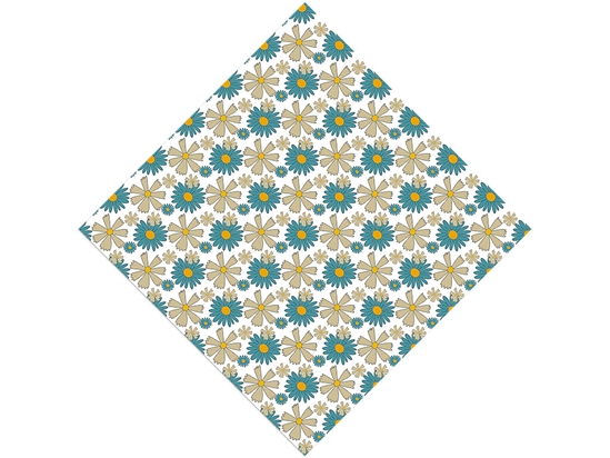 Blue Hawaii Retro Vinyl Wrap Pattern