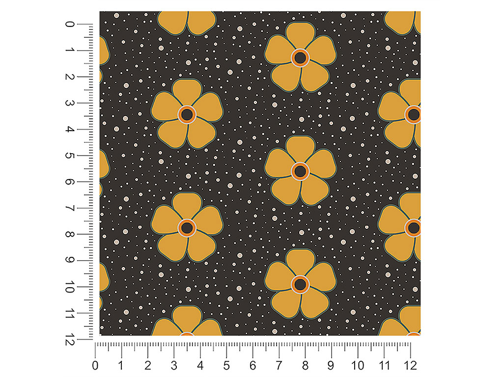 Daisy Daisy Retro 1ft x 1ft Craft Sheets