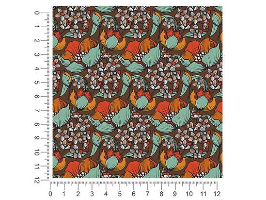 Real Foxy Retro 1ft x 1ft Craft Sheets