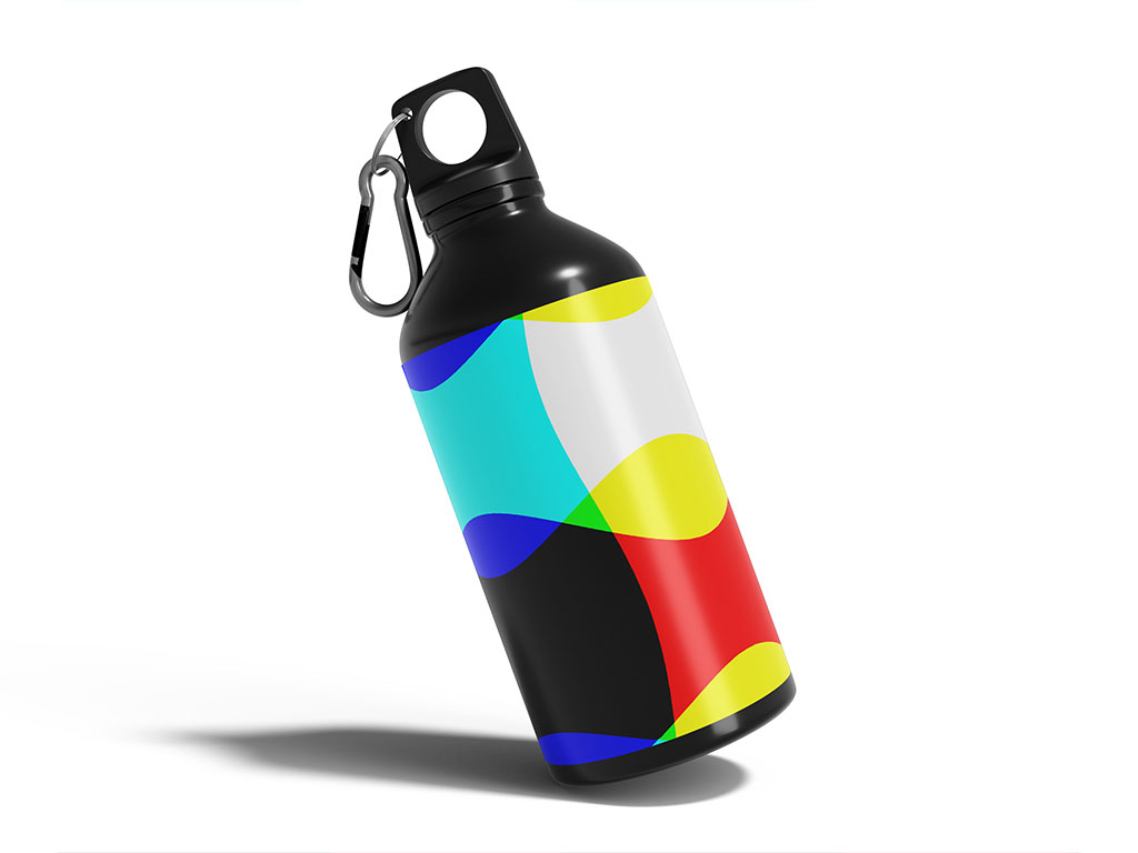 Be Back Retro Water Bottle DIY Stickers