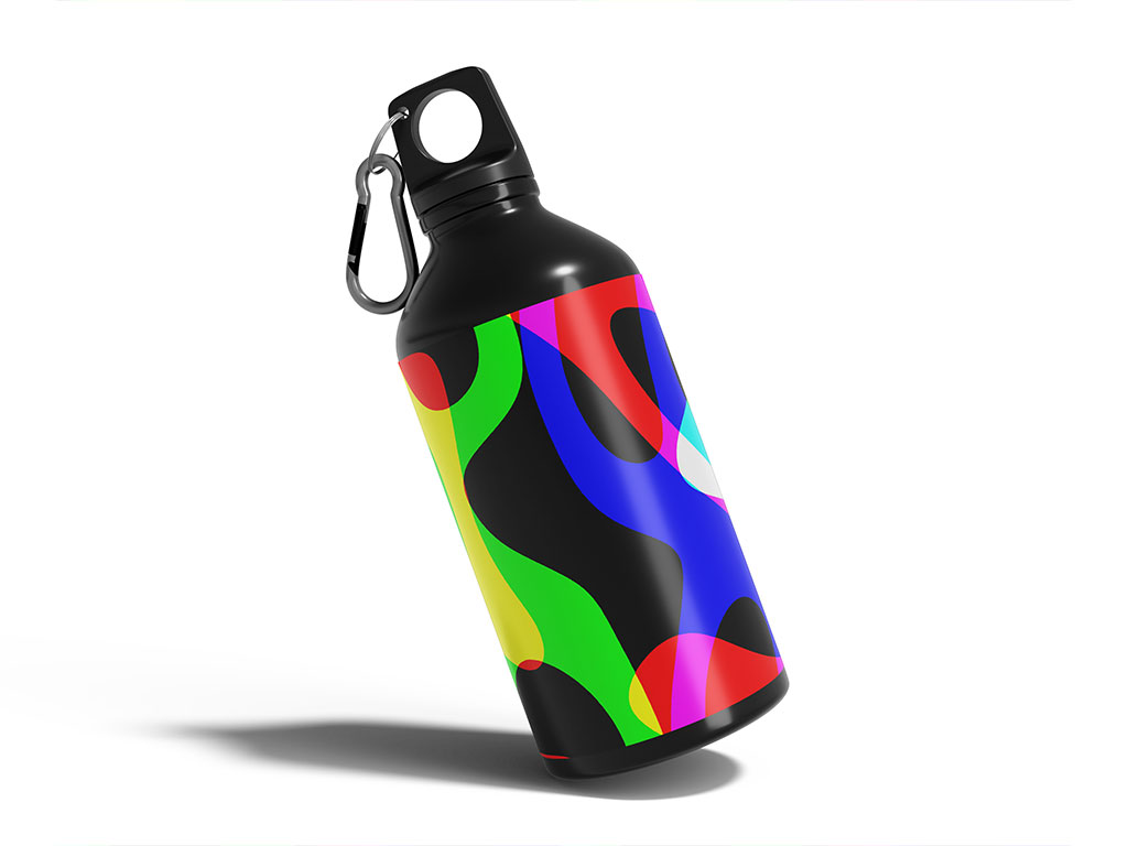 Beyond Darkness Retro Water Bottle DIY Stickers