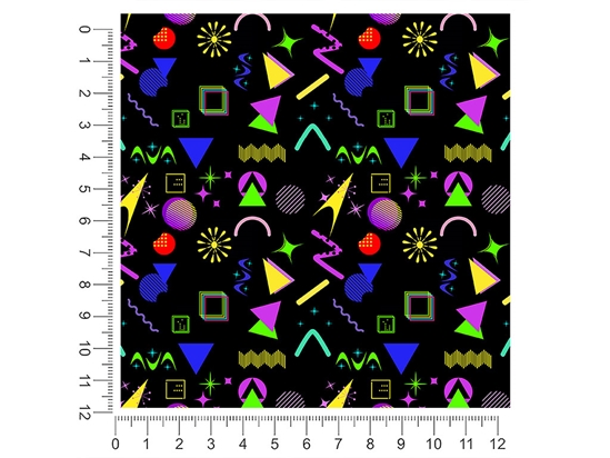 Small Zap Retro 1ft x 1ft Craft Sheets