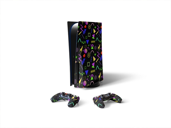 Small Zap Retro Sony PS5 DIY Skin