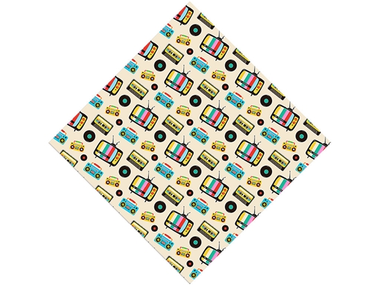 The Tube Retro Vinyl Wrap Pattern