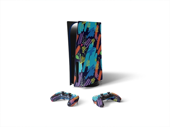 Jump Around Retro Sony PS5 DIY Skin