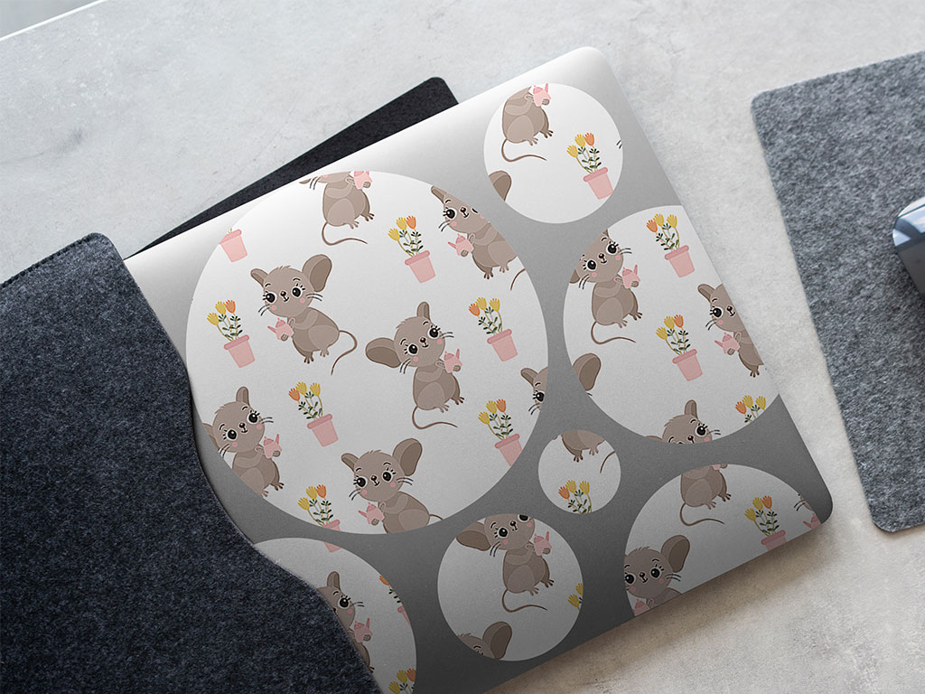 Mousy Garden Animal DIY Laptop Stickers