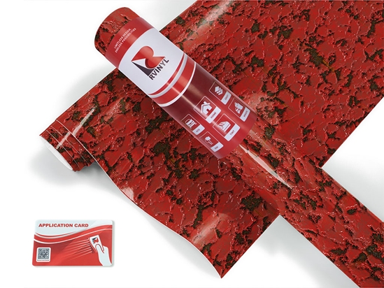 Red Alloy Rust Craft Vinyl Roll