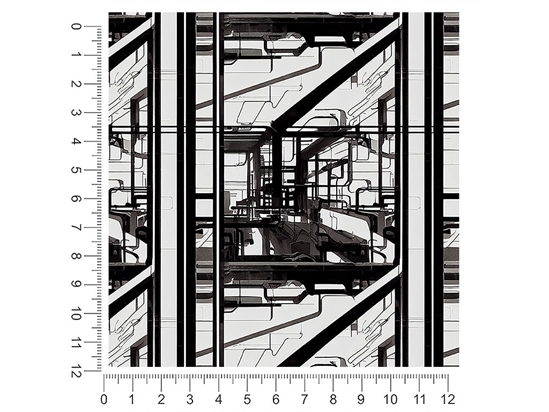 Computer Mindscape Science Fiction 1ft x 1ft Craft Sheets