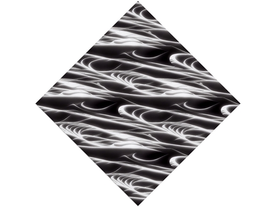 Monochrome Space Science Fiction Vinyl Wrap Pattern