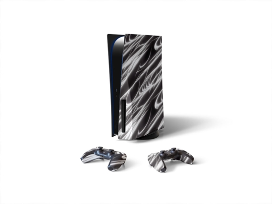 Monochrome Space Science Fiction Sony PS5 DIY Skin