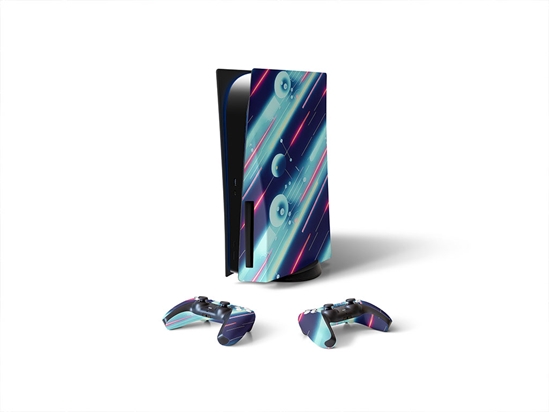 Racing Neurons Science Fiction Sony PS5 DIY Skin