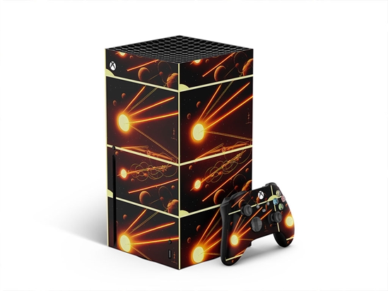 Retro Universe Science Fiction XBOX DIY Decal