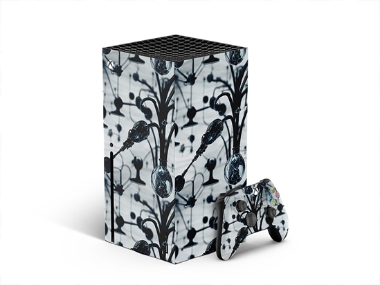 Wire Flowers Science Fiction XBOX DIY Decal