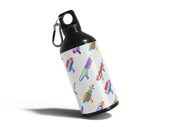 Blasters Full Science Fiction Water Bottle DIY Stickers