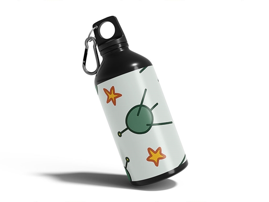 Distant Probe Science Fiction Water Bottle DIY Stickers