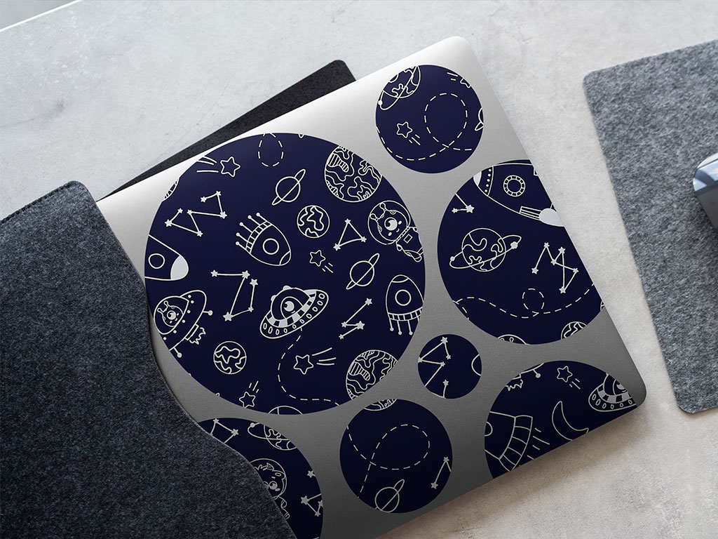 Galactic Quest Science Fiction DIY Laptop Stickers