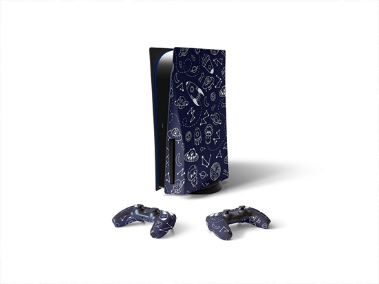 Galactic Quest Science Fiction Sony PS5 DIY Skin