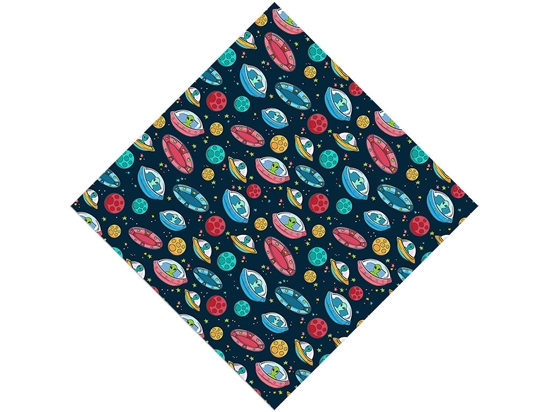 Space Invaders Science Fiction Vinyl Wrap Pattern