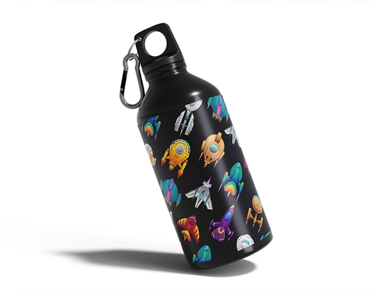 Starship Infantry Science Fiction Water Bottle DIY Stickers