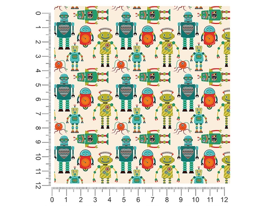 Green Gearheads Science Fiction 1ft x 1ft Craft Sheets