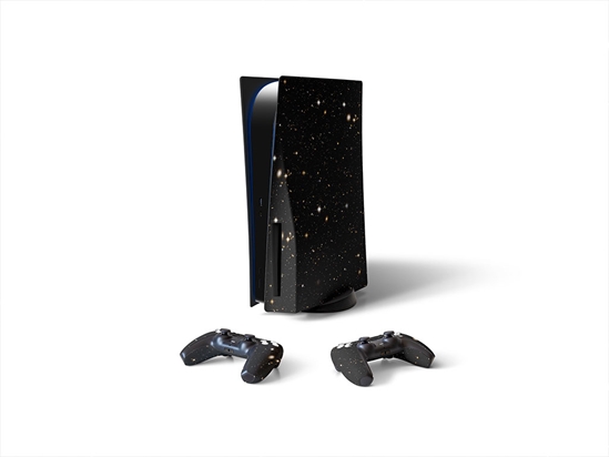 Black Stars Science Fiction Sony PS5 DIY Skin